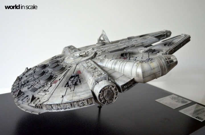 STAR WARS "Millennium Falcon" - 1/72 by Fine Molds / Revell, LEDs & mehr 923