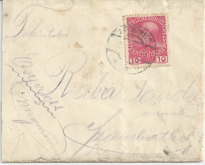 Die Auslandsexpreßgebühr ab 1.9.1918 Bild62