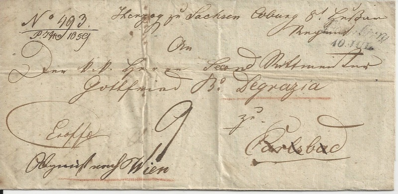 Vorphilatelie Österreich - Briefe aus der Vormarkenzeit - Seite 2 Bild_356