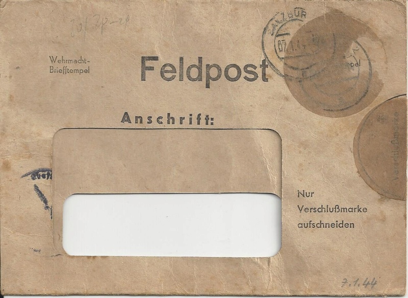 Weltkrieg - Feldpost II Weltkrieg Belege Bild_815