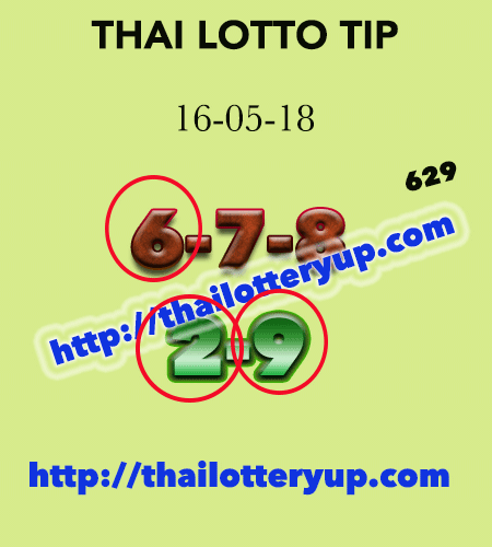 Thai lottery free tips 16-06-18 16-05-12