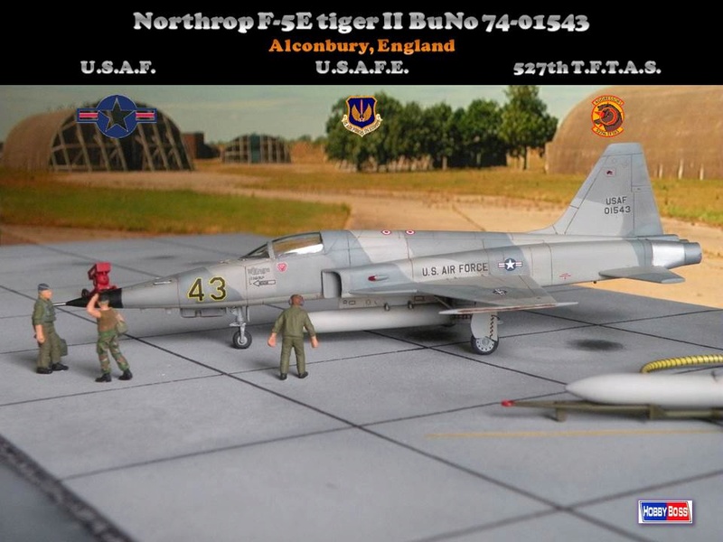 Northrop F-5E tiger II - 1/72 - Hobbyboss/Italeri Prysen10