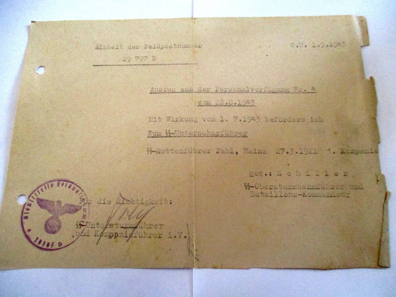  documents SS dont un de la Leibstandarte Adolf Hitler  Img_8380