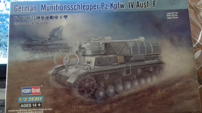 Char German Munitionsschlepper 1/72 de Hobby Boss 120
