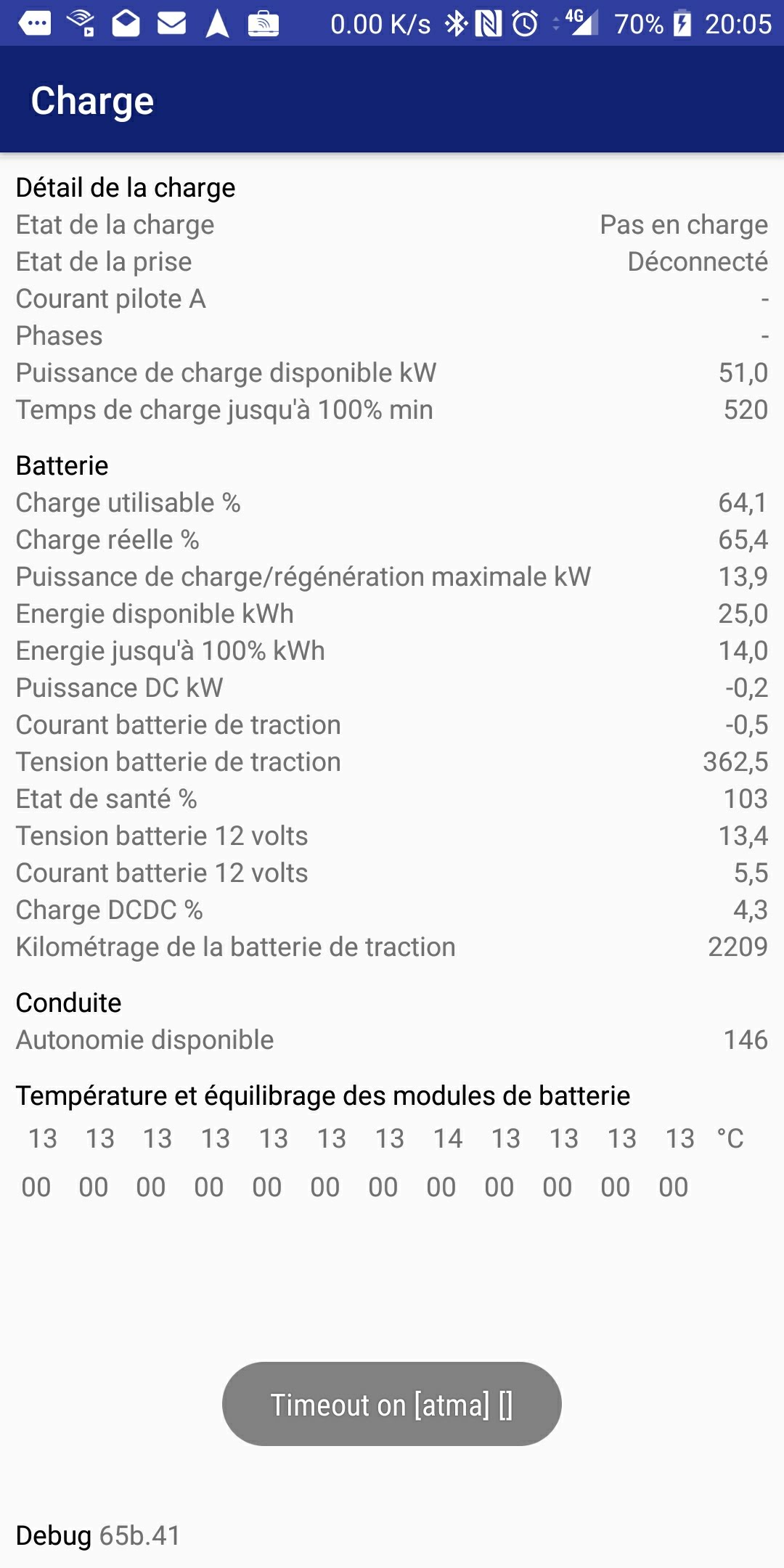 Consommation réelle en kWh pour recharge ZOE Screen12