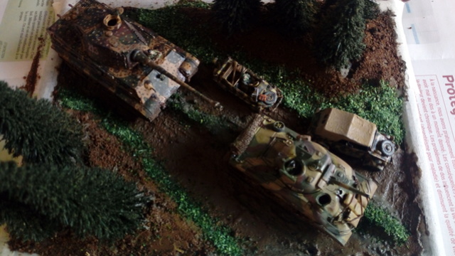 Wacht am Rhein (1/72) Tigre II Italeri - Beute M4A1 Esci - SCHWIMMWAGEN Hasegawa  Wacht_12