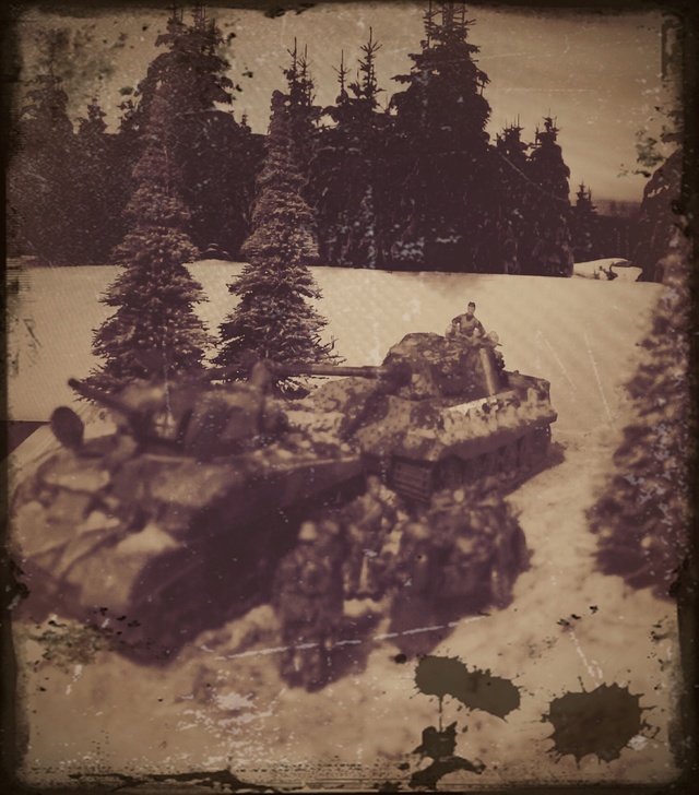 Wacht am Rhein (1/72) Tigre II Italeri - Beute M4A1 Esci - SCHWIMMWAGEN Hasegawa Wacht_15