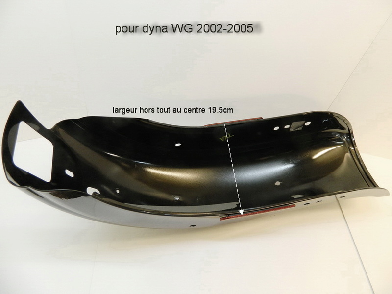 Garde boue arriere pour Dyna Wide Glide Nhg10
