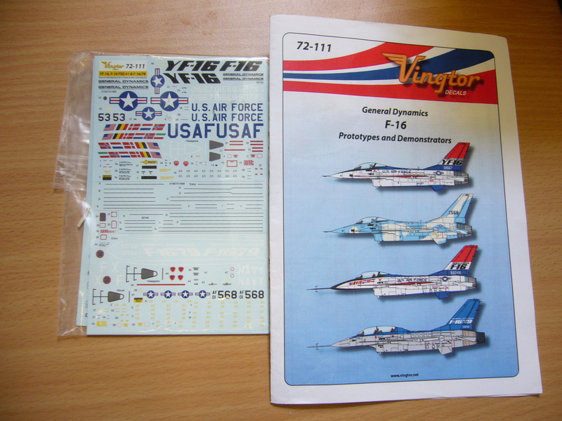 Le YF-16 au 1/72 de Monogram P1100717