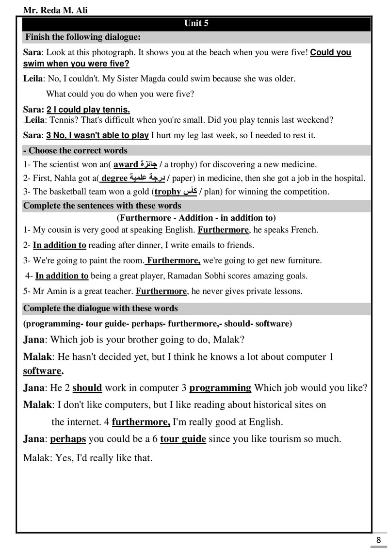 Final revision Workbook With Answer key 3rd prep.2018.jpg Final_16