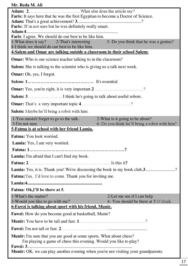 Final revision Workbook With Answer key 3rd prep.2018.jpg Final_24