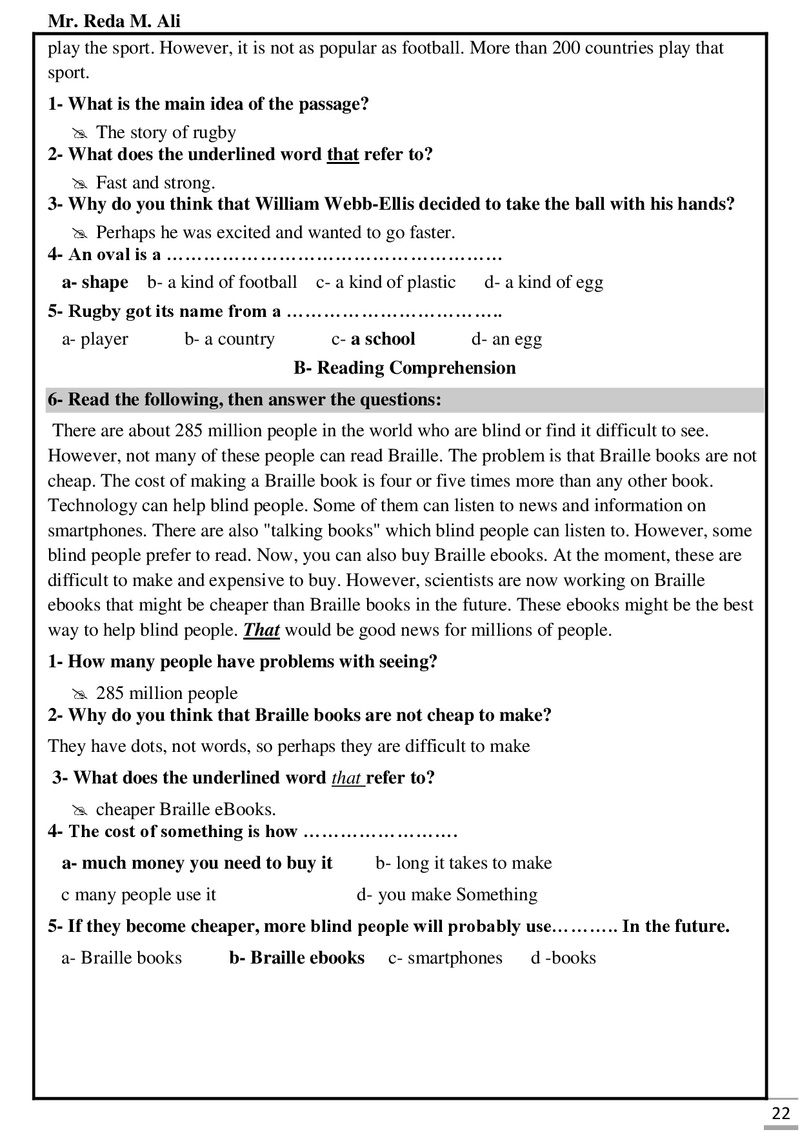 Final revision Workbook With Answer key 3rd prep.2018.jpg Final_30