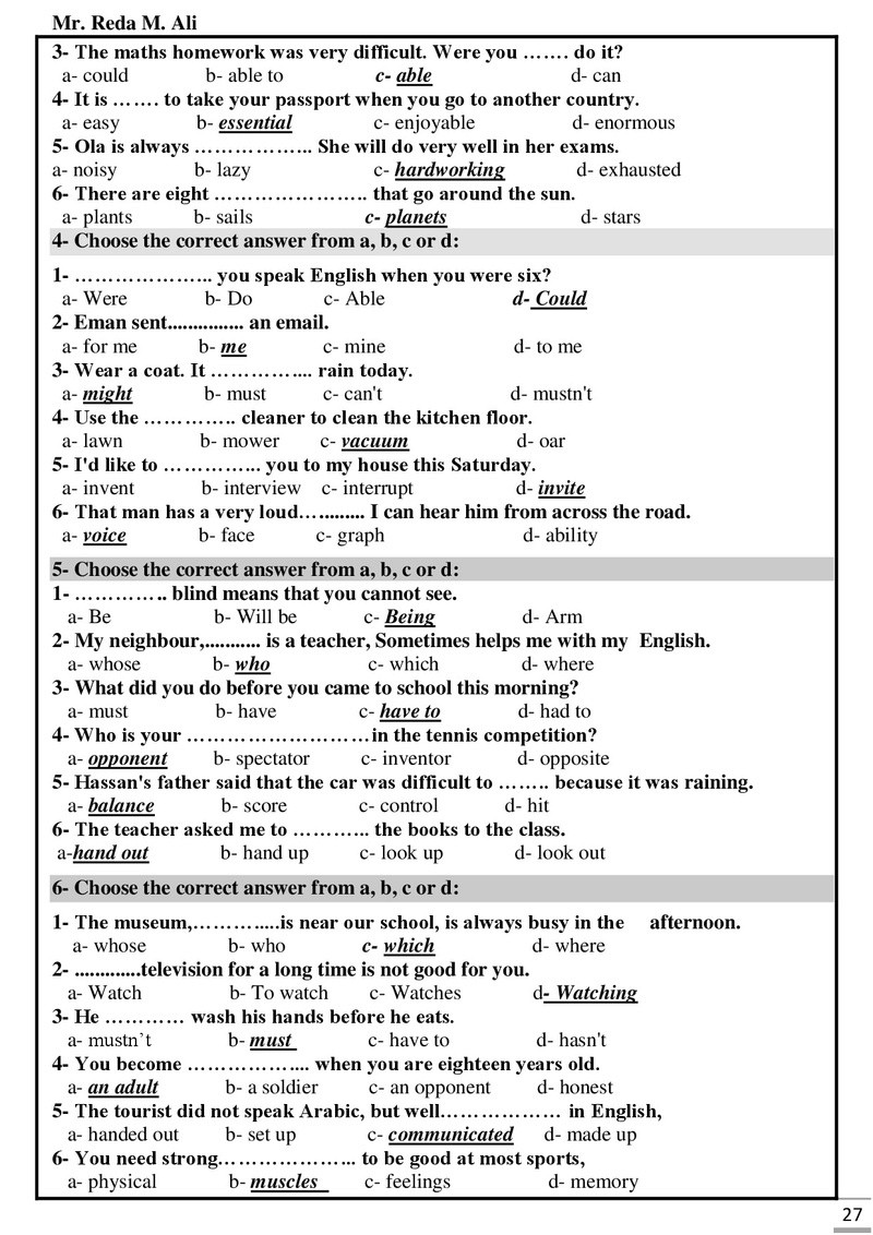 Final revision Workbook With Answer key 3rd prep.2018.jpg Final_35