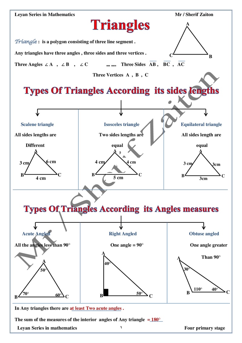 Four Primary stage - Final math Revision - Mr Sherif Zaiton.jpg Four_p13