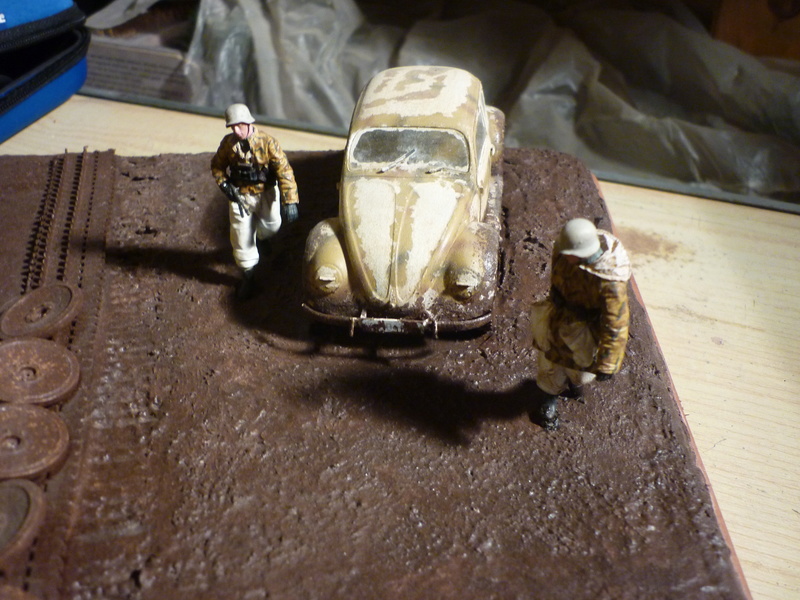 Changement de chenille front de l'est - Sd.Kfz.9 FAMO Tamiya 1/35 + TIGRE I Ausf.E DRAGON 1/35 + Volkswagen CMK 1/35 - Page 3 P1080410