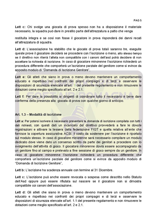 ALLEGATI AL MODULO DI ISCRIZIONE Allega26