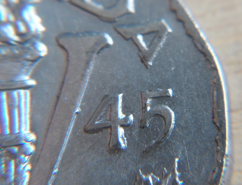 1945 - Coin Détérioré Revers #2 Dense (Rev. Die Deterioration #2 Heavy) Sam_2011