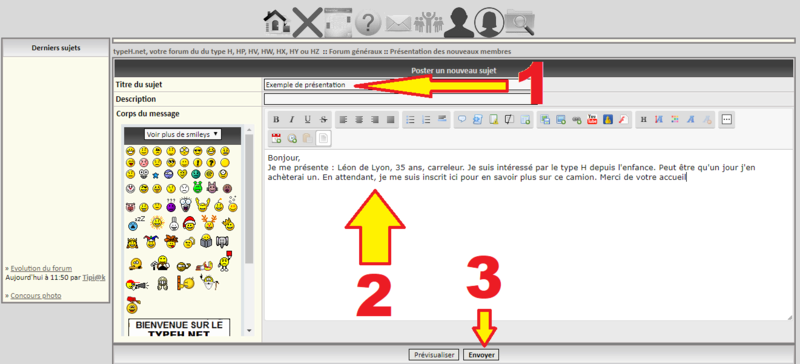 Vos premiers pas sur le forum (présentation, ajout de photos, infos utiles, ...) Pres310