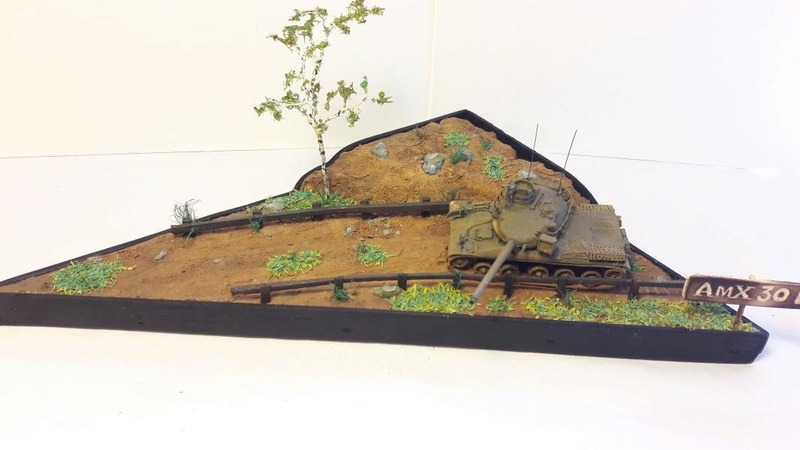 Diorama mise en situation de l'AMX 30 et clap de fin !!!!! 3019