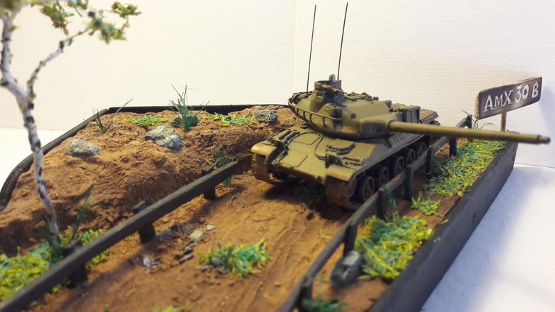 Diorama mise en situation de l'AMX 30 et clap de fin !!!!! 3321