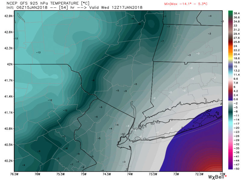 January 16th-17th Snow Event Gfs_t910