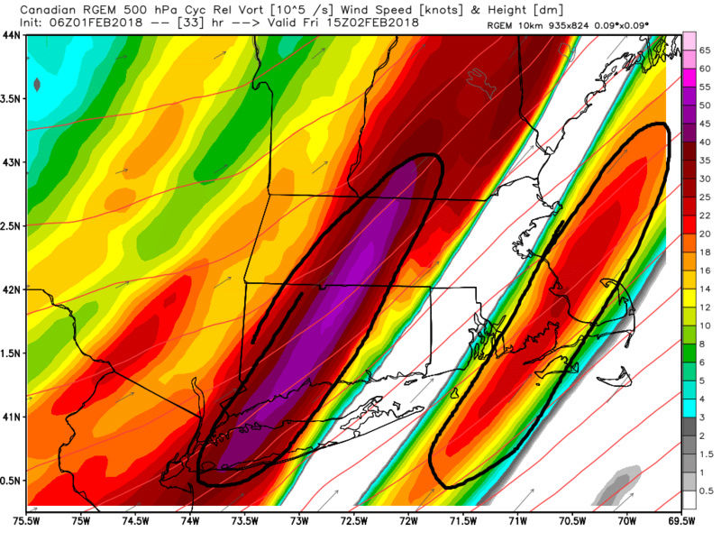 February 2nd: Light Snow Event Rgem_210