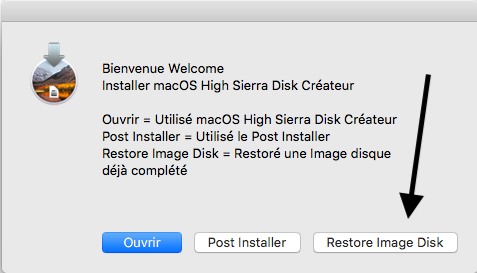 macOS High Sierra Disk Créateur 0captu14