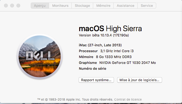 Beta macOS High Sierra Beta 10.13 1 (17B46a) a 10.13.2 Beta et +++ - Page 2 Sans_138