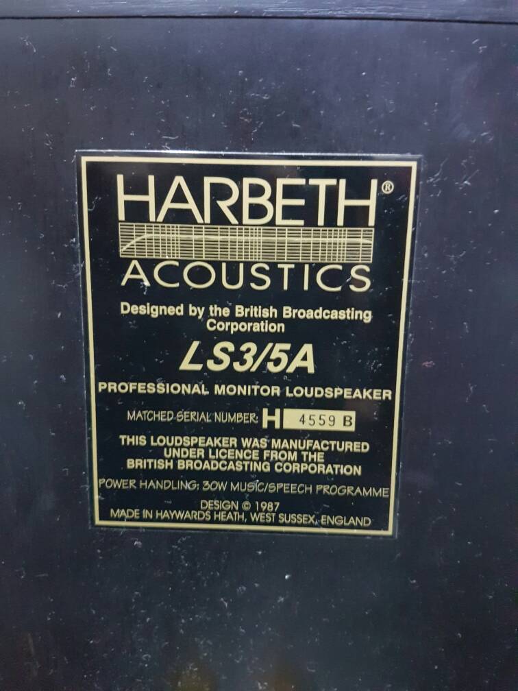 Harbeth LS3/5A Monitor Speaker (Sold) Img-2013