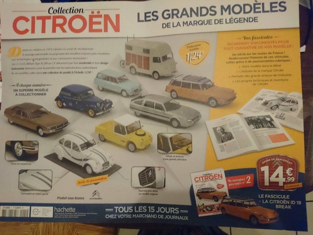 "Collection Citroën au 1/24ème" par HACHETTE - 2019   26613610