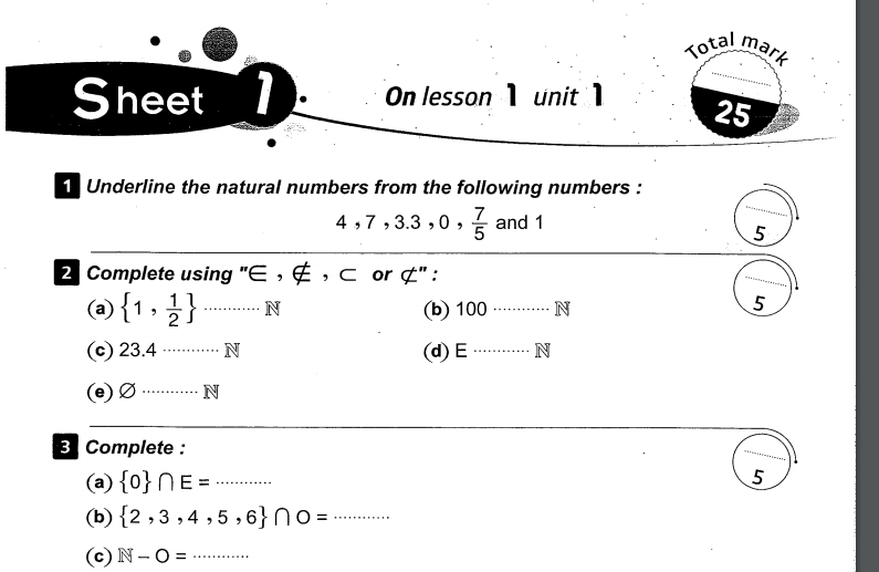 مراجعة math للصف الخامس الترم الثانى 2018 2595