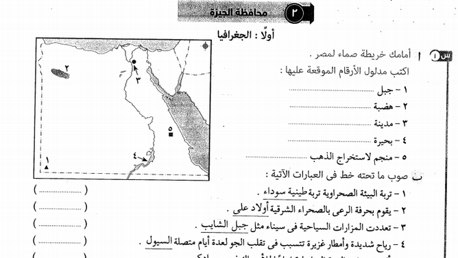 25 امتحان دراسات للصف السادس لن يخرج عنها امتحان الترم الثاني 4381