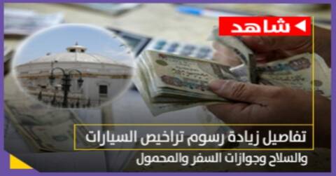 تفاصيل زيادة رسوم تراخيص السيارات والسلاح وجوزات السفر وخطوط المحمول