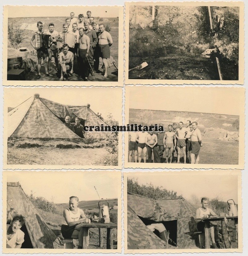 Zeltbahn camp/ German bivouac Soldat11