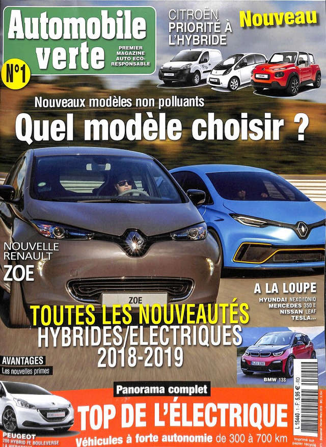 Nouvelle revue "Automobile Verte" Image111