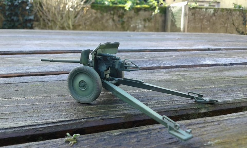 HOTCHKISS canon de 25mm antichar SA L modèle 1937 ( de la boite RENAULT R 35 ) Réf 81133 26993610