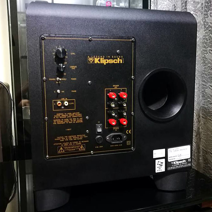 Klipsch Synergy KSW12 Subwoofer, 12". Made in USA