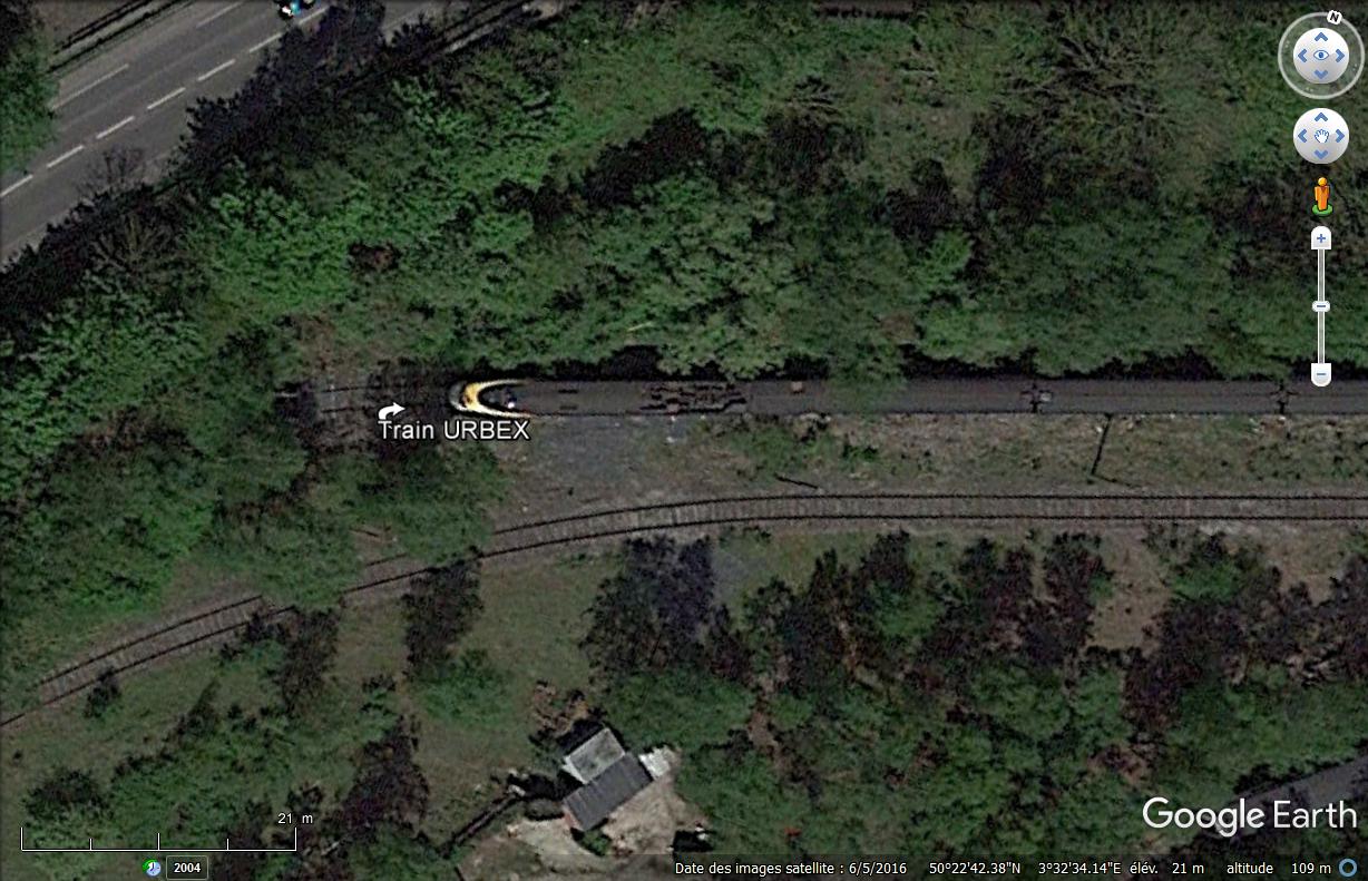 Un EUROSTAR abandonné en pleine forêt découvert grâce à Google Maps Train_11