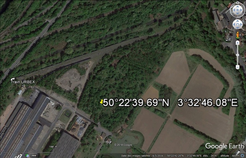Un EUROSTAR abandonné en pleine forêt découvert grâce à Google Maps Ur10