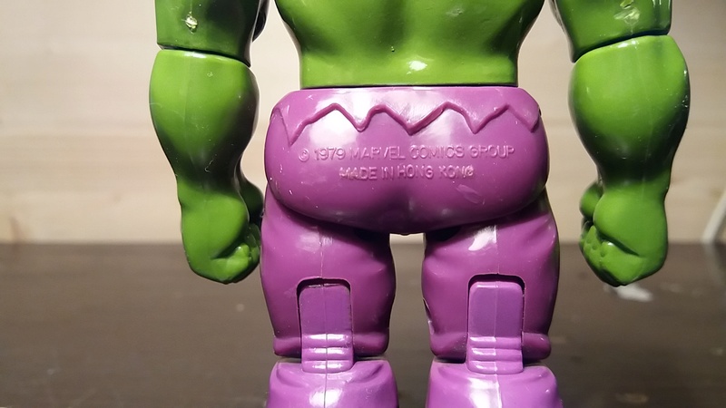 Hulk Marvel 1979 made in Hong Kong 20171352