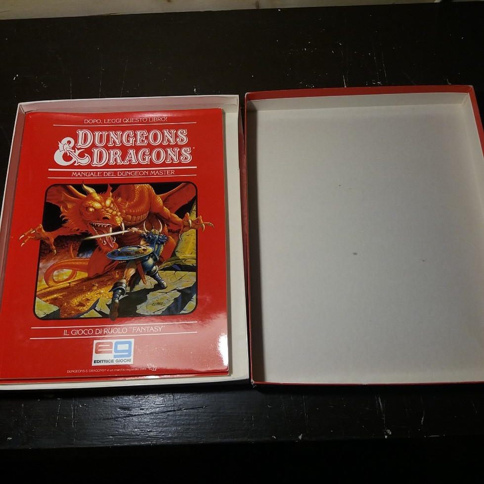 DUNGEONS & DRAGONS SET BASE EDITRICE GIOCHI 1985 EDIZIONE ITALIANA 20180718