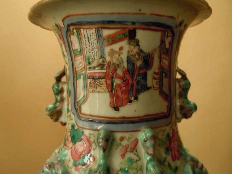 Vase Canton  Qing, milieu XIXe, _copie71