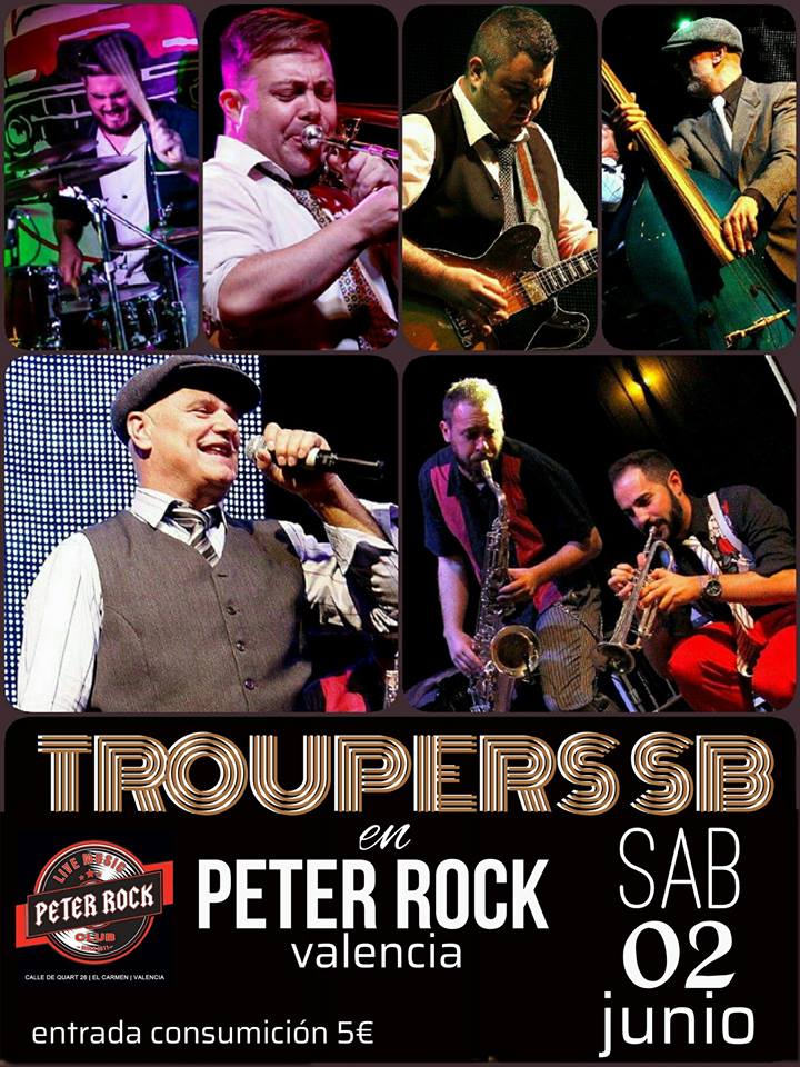 TROUPER'S SWING BAND - 2 DE JUNIO - PETER ROCK CLUB Troupe11