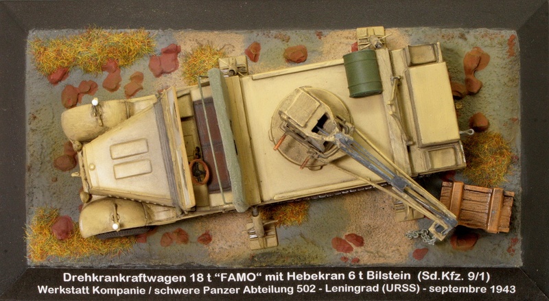 [IXO mod.]  Drehkrankraftwagen 18 t "FAMO"  (Sd.Kfz. 9/1) (59) Sdkfz103