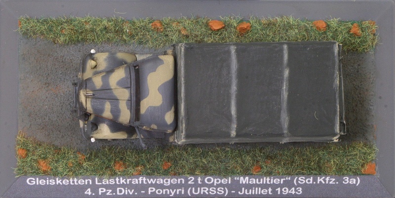 [IXO mod.] Gleisketten LkW 2 t  Opel "Maultier" (Sd.Kfz.3a) (65) Sdkfz216