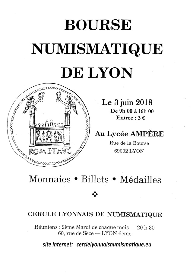 33ème Bourse numismatique de Lyon - Dimanche 3 juin 18050611