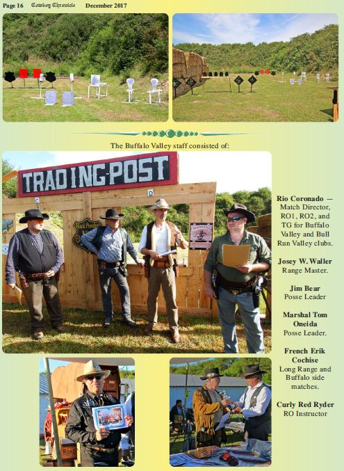 "BUFFALO VALLEY " dans "The Cowboy Chronicle" 1612