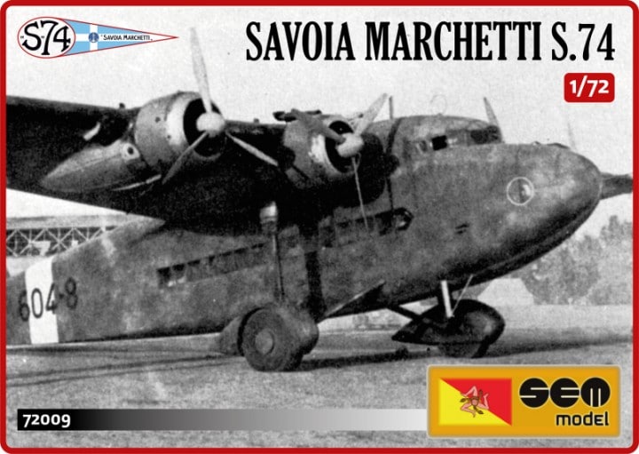 Savoia Marchetti S 74  Millepiedi kit résine Sem model au 1 72 - Savoia Marchetti S.74  "Millepiedi", kit résine Sem model au 1/72 10937110