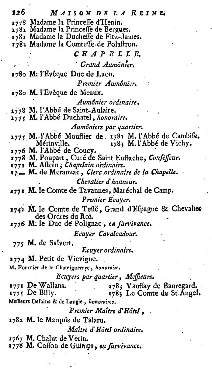 Maison et dames du Palais de la reine Marie-Antoinette - Page 7 217