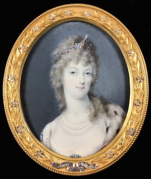 Portrait de Marie-Antoinette par Peter Edouard Stroely ou Stroeling  54b46a10